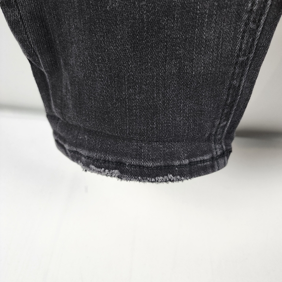 Silver Jeans Women SZ18/L27 Black Kenni Girlfriend Skinny Leg Mid Rise Denim NWT - Picture 6 of 14